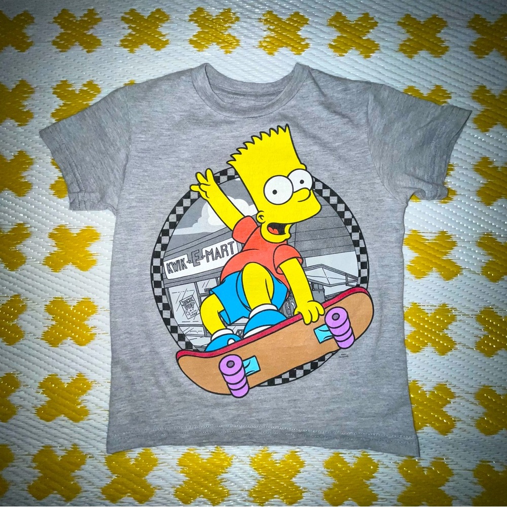 Boys The Simpsons Bart T-Shirt size small
